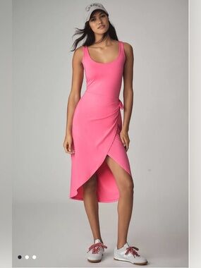 open lace back dress Beyond Yoga Spacedye Garden Party Dress